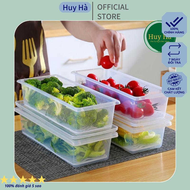 Product Introduction of Bộ hộp đựng thực phẩm lữu trữ thức ăn kèm khay hứng nước tiện lợi 6586 29