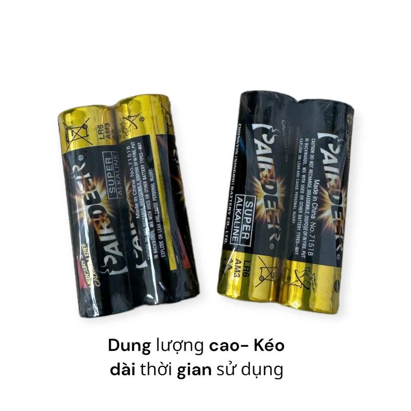 Hộp 40 viên Pin 2A Pairdeer dung lượng cao -dùng cho Micro, chuột máy tính, đồng hồ treo tường, đồ chơi 1