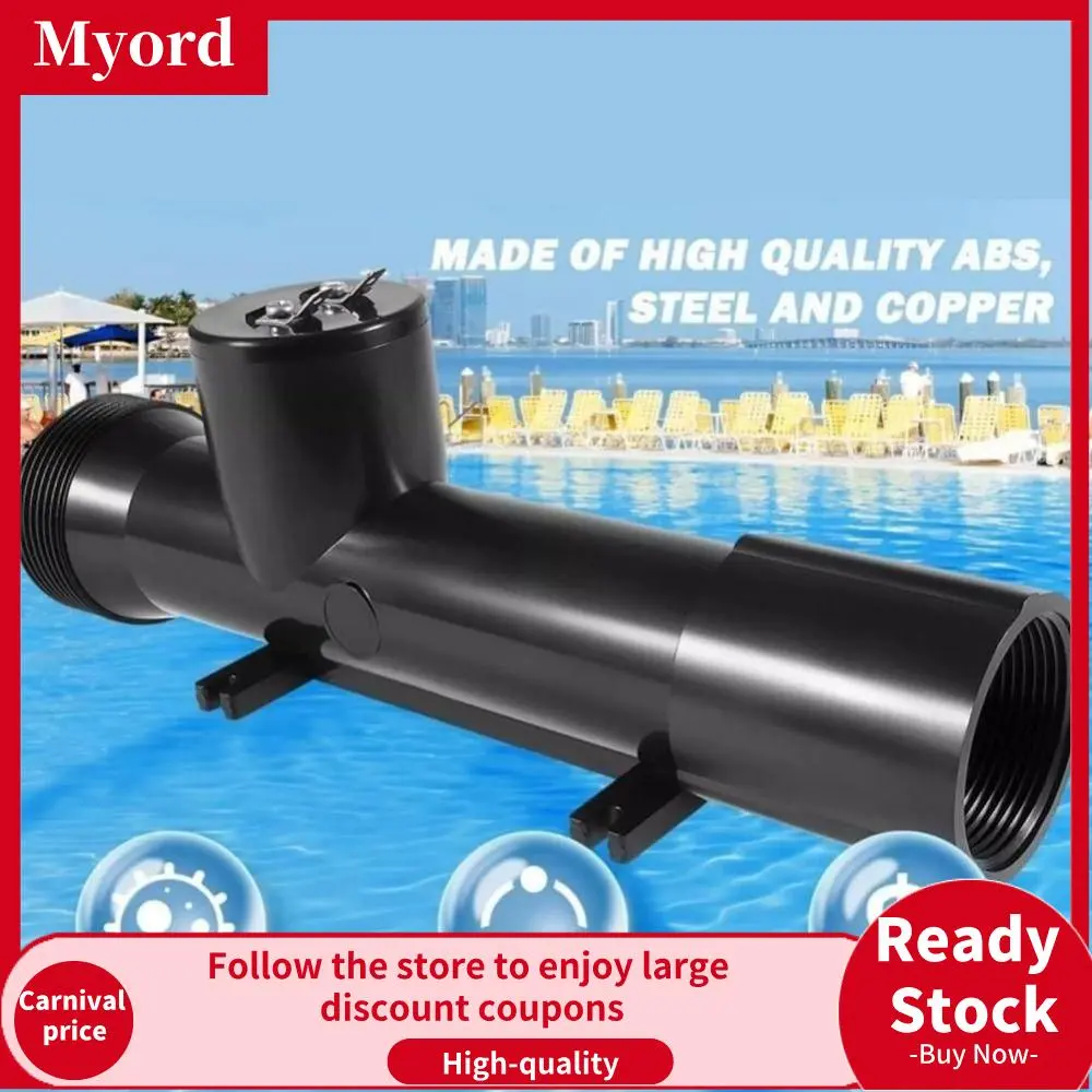 New Black 4CH4002-R Pool Cleaner Ionizer Innovative Easy to Install Chamber Replace Swimming Pool Ionizer Chamber Replace Hot Tub Spa In-Ground Pool