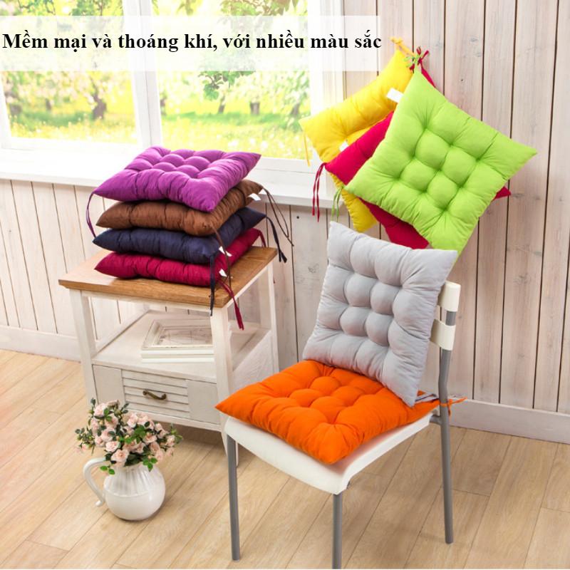 Dày Đệm vuông Đơn giản Màu đặc Ghế đệm Thông khí Quảng trường sàn Mat,Vải,Bọc văn phòng 8