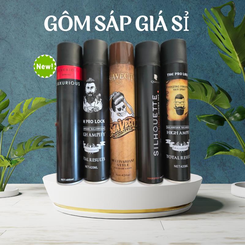 Combo 5 gôm xịt tóc tạo kiểu, giữ nếp tóc Nam Nữ 2