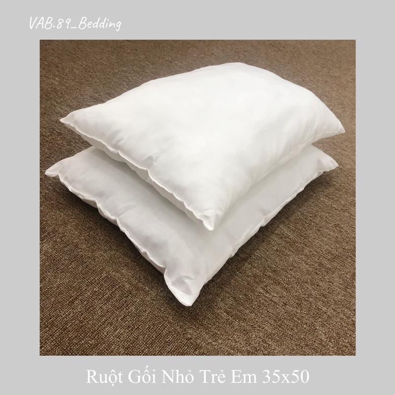 Ruột Gối Nhỏ Trẻ Em 100% Bông Hạt Polyeste Cao Cấp Nhà Làm Size 30x50