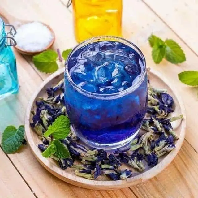 100gr  Trà hoa đậu biếc sấy khô - tạo màu xanh lam