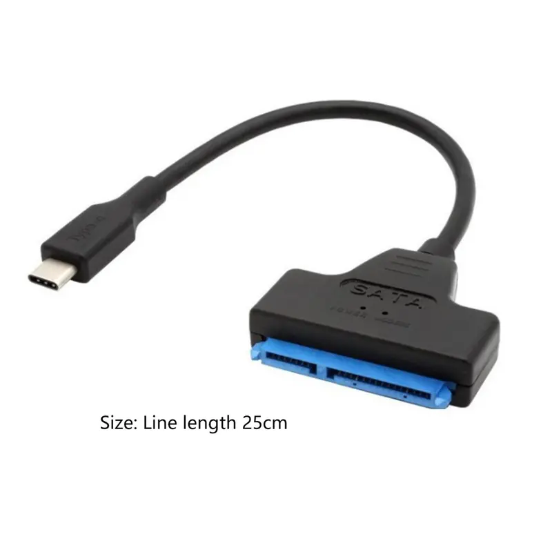 Cáp Ổ Cứng, Fdoristav, Cáp Chuyển Đổi Ổ Cứng Cầm Tay Không Cần Điều Dưỡng, USB31 Loại C Sang SATA 22pin, Cáp Chuyển Đổi Ổ Cứng, Chống Trượt 8