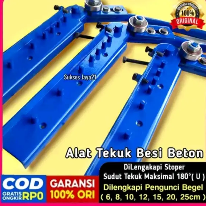 Penekuk besi begel 6 8 10 12 Logam 1