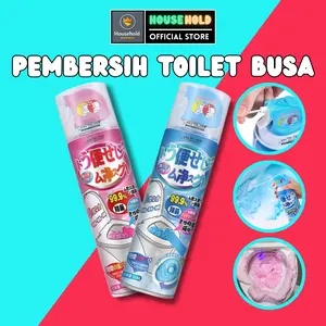 [Seaways] Semprotan Pembersih Toilet Busa Kuat Hancurkan Kerak Noda Anti Bakteri 99.9% Aman Permukaan Kloset Wangi Peach Ocean Tanpa Gosok Keras 0341