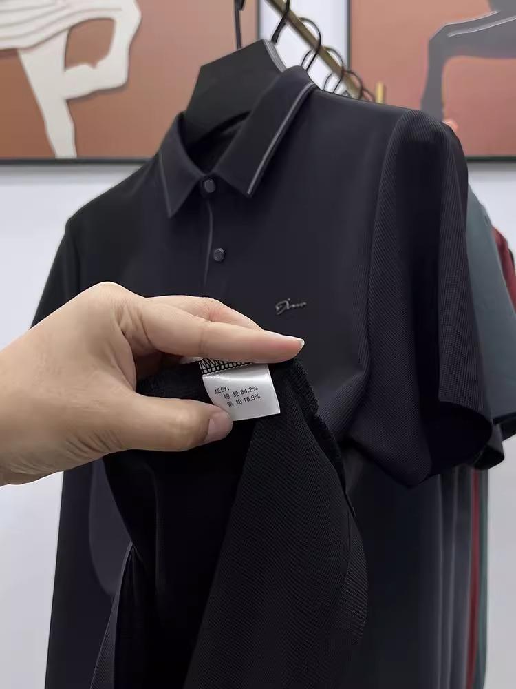 Product Introduction of [9843]Áo Polo Nam Ngắn Tay, Quần Áo Nam Thường Ngày Và Công Sở, Thời Trang, Hàng Mới Về Mùa Hè, Cổ Polo, Màu Trơn Ép Keo Không Đường May, Thích Hợp Cho Nam Giới Trẻ Trung Và Trung Niên, Quần Áo Làm Việc 9