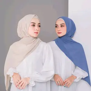 Jilbab Pashmina Ceruty Baby Doll Premium 180 x 75 cm -hijab Wanita Ceruti Instan, Soft, Ceruty,  Kerudung Panjang Muslim Syari
