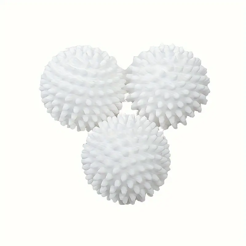 4pcs Reusable Laundry Balls - Lint Dryer Balls, Fabric Softener Balls, Anti-Roll, Reducer, No Electricity Required 6