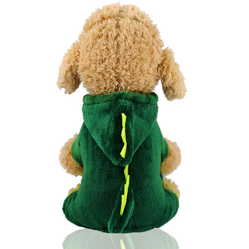Product Introduction of Pet Dog Clothes Small and Medium-Sized Dogs with Velvet Dinosaur Pet Cat Clothes 22