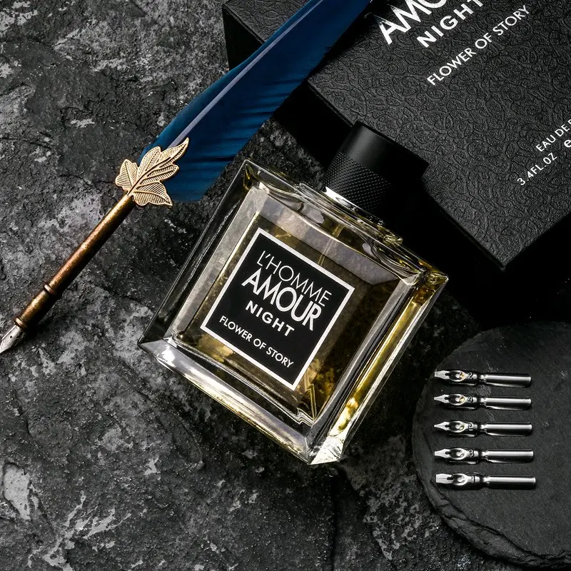 Nước Hoa Nam Cao Cấp 100ML L'HOMME AMOUR NIGHT Phong Độ Đẳng Cấp Thơm Mát Quyến Rũ Phong Cách Nước Hoa DUBAI Lưu Hương Lâu 6