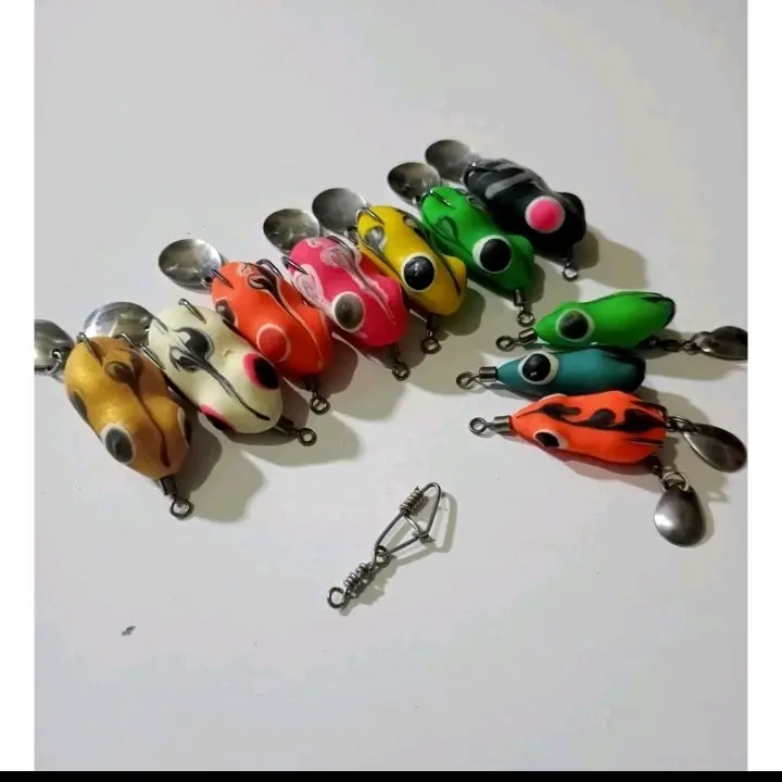 10 pcs softfrog bonus snap costum 1 pcs. warna dan model acak,tidak bisa reques