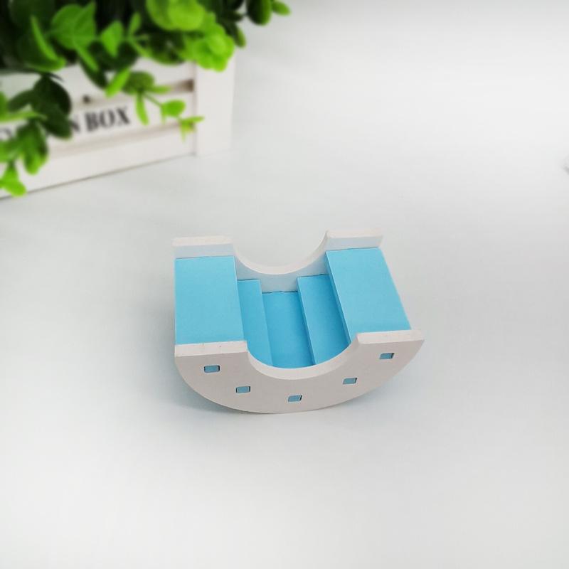 Product Introduction of Hamster Ladder Rainbow Bridge Pet Toys Plastic Bridge Hanging Toys Small Animals Cage Accessories 4