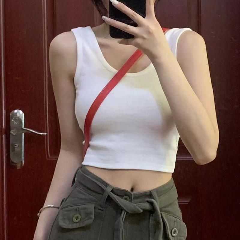 Product Introduction of New summer 2025 off-shoulder crop top for women, suitable for both outerwear and layering 4