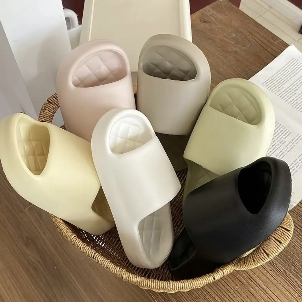 AM8909-Sandal EVA,đế mềm, chống trơn trượt, phù hợp cho mùa hè, phong cách Nhật Bản, dành cho nam và nữ.