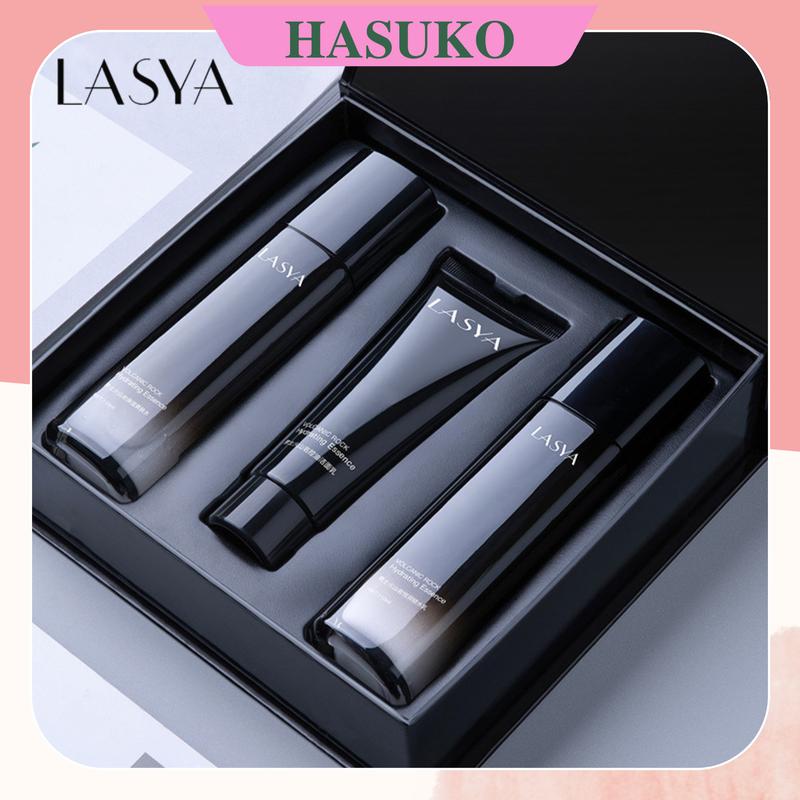 Bộ mỹ phẩm chăm sóc da cao cấp cho nam LASYA Sữa rửa mặt + Toner + Kem dưỡng ẩm Làm sạch da làm trắng ra dưỡng ẩm cho da – Chính hãng Skincare