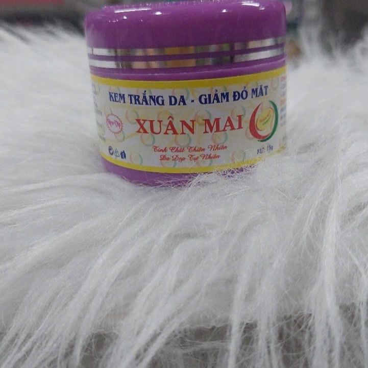 Kem dưỡng trắng da mặt Xuân mai tím 1