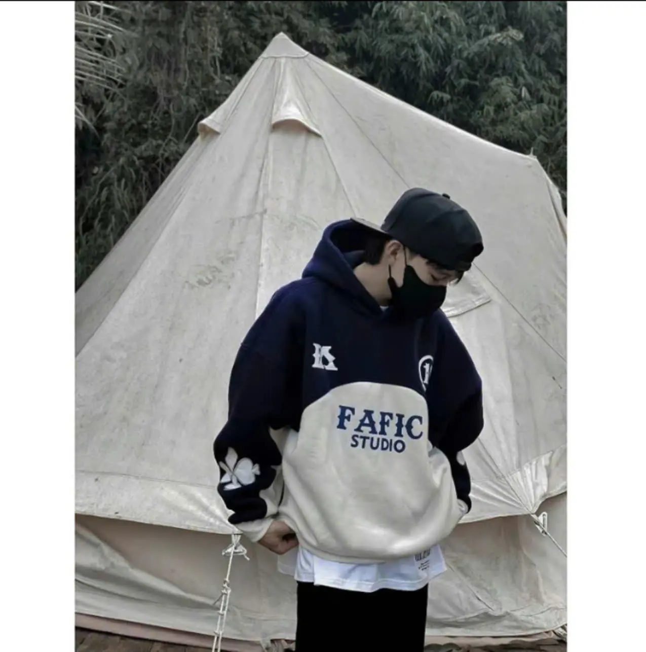Áo Khoác Hoodie Fafic Chất Nỉ Bông Dáng Boxy Nón 2 Lớp Unisex Nam Nữ