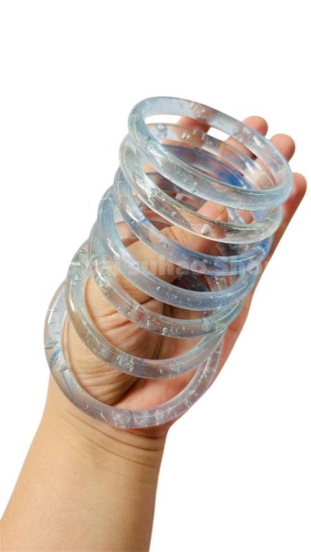 Product Introduction of [ Hàng mới về ] Vòng tay nữ trong suốt , vòng đá nhiều màu xinh xắn ( Tặng kèm hộp ) 1
