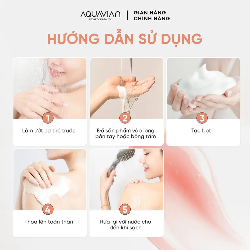 Sữa Tắm Nước Hoa GALAXY PINK 400ml Mùi Hương Êm Ái, Dễ Chiụ 4