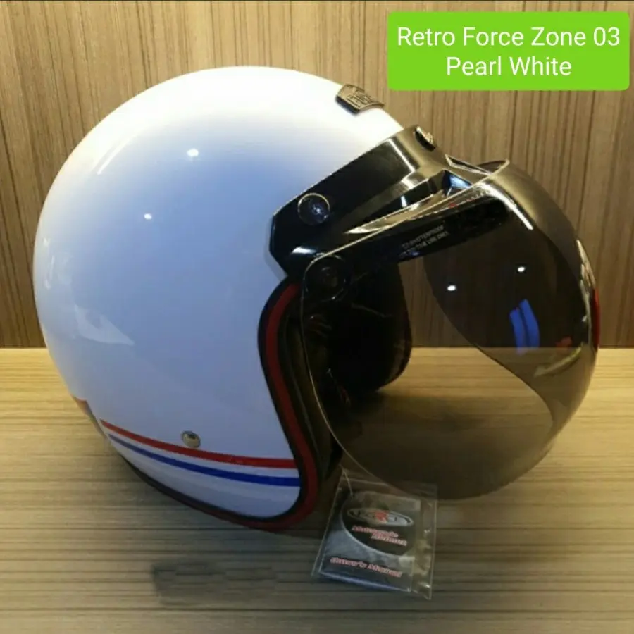 HELM BOGO PRIA WANITA SNI RETRO FORCE 03 ZONE KC CEMBUNG W1/3 SNI ORIGINAL CAT KWALITAS JEPANG