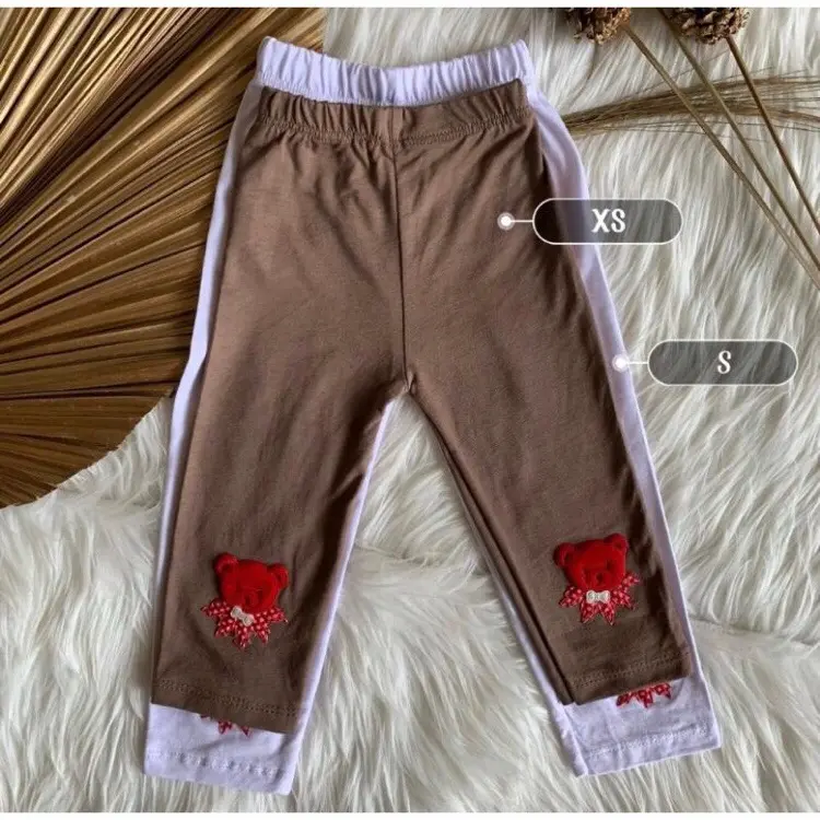 LEGGING ANAK PEREMPUAN MOTIF BONEKA USIA 0-3TAHUN 1