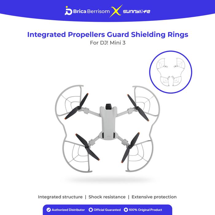 Gambar Sunnylife Integrated Propellers Guard Shielding Rings For DJ! Mini 3 Quick Release Anti-Collision Pelindung Baling Baling Drone - MM3-KC559-GY dari Brica Berrisom Kab. Tangerang Tokopedia