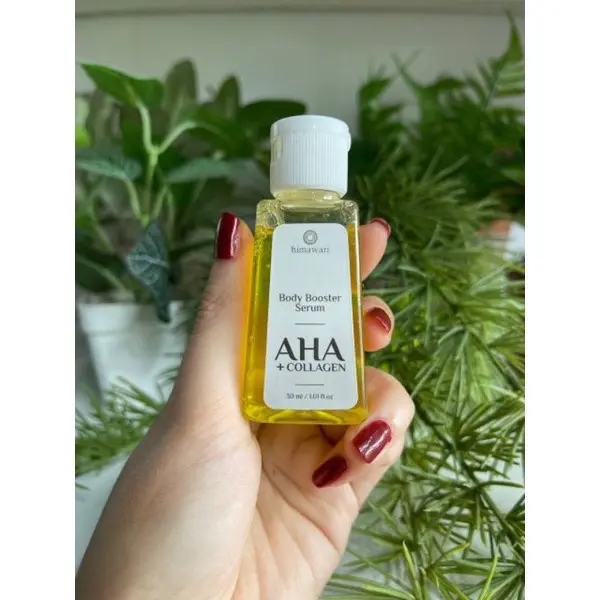 Himawari AHA - AHA Body Booster Serum Himawari +Collagen Bisa mencerahkan kulit Maximal 0