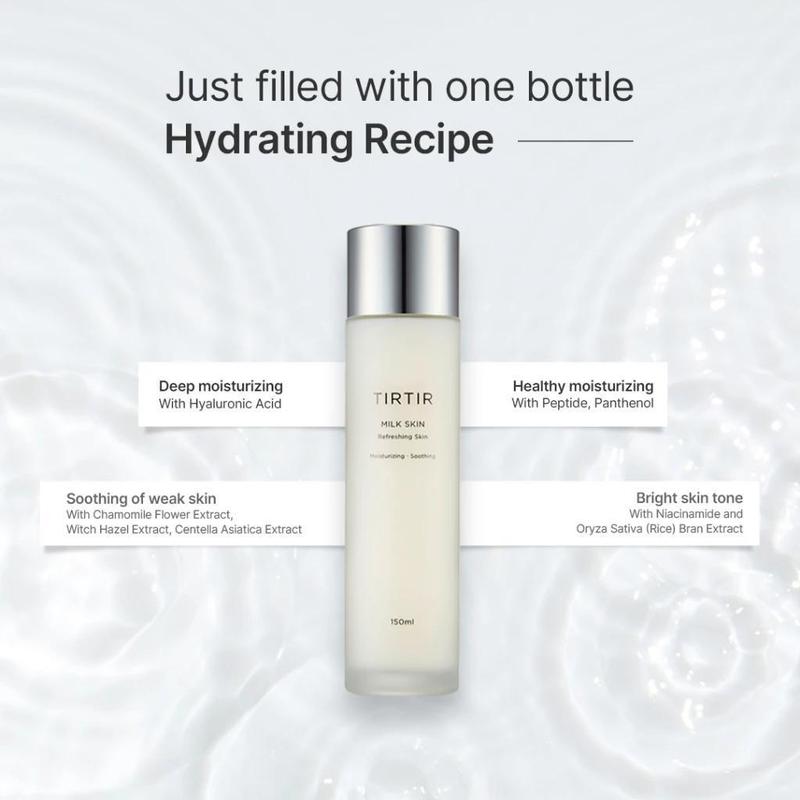 In Stock- TIRTIR Milk Skin Toner 150ml - Nature-Oriented Ingredients for Dry Skin 1