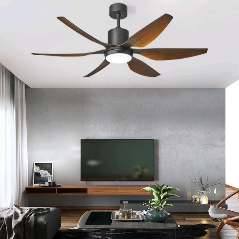 Quạt trần 6 cánh Đường Kính 1m67 nhưqj ABS Lõi Đồng Điều Khiển Từ Xa 6 Cấp Độ gió và 3 Chế độ Ánh Sáng Cực Mát Cực Êm Fan Quạt QuạT