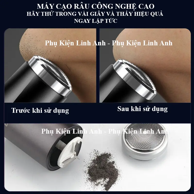 Máy cạo râu Mini rất tiện dụng mang đi du lịch đi chơi 2