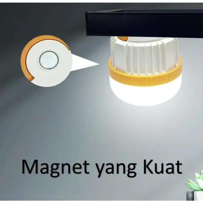 Lampu Camping Emergency Gantung Serbaguna Multi Fungsi Cas Bisa Dilipat - MXQ101 300W / 400W 5