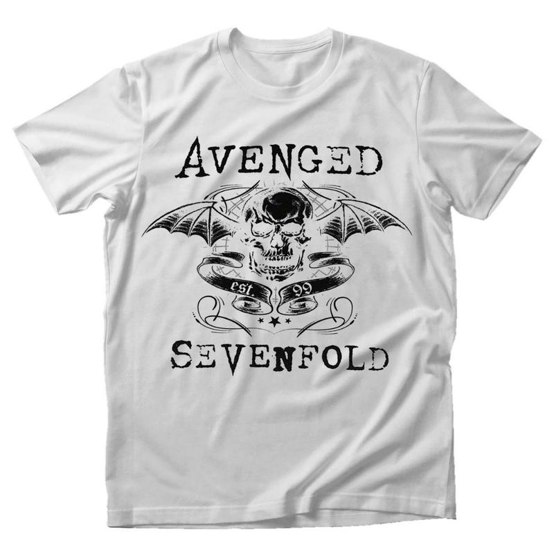 T-Shirt Kaos Musik Band Distro AVENGED SEVENFOLD Bahan 24s 0