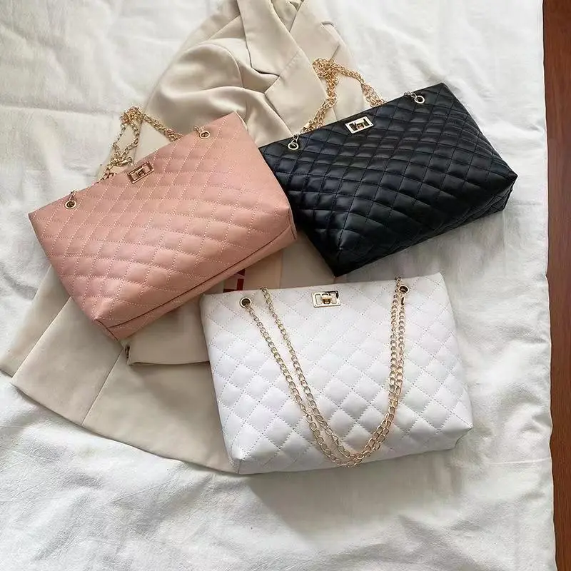 2024 Korean Style Women's Single Shoulder Bag, Urban Simple Version, Large Capacity Shopping Tote Bag