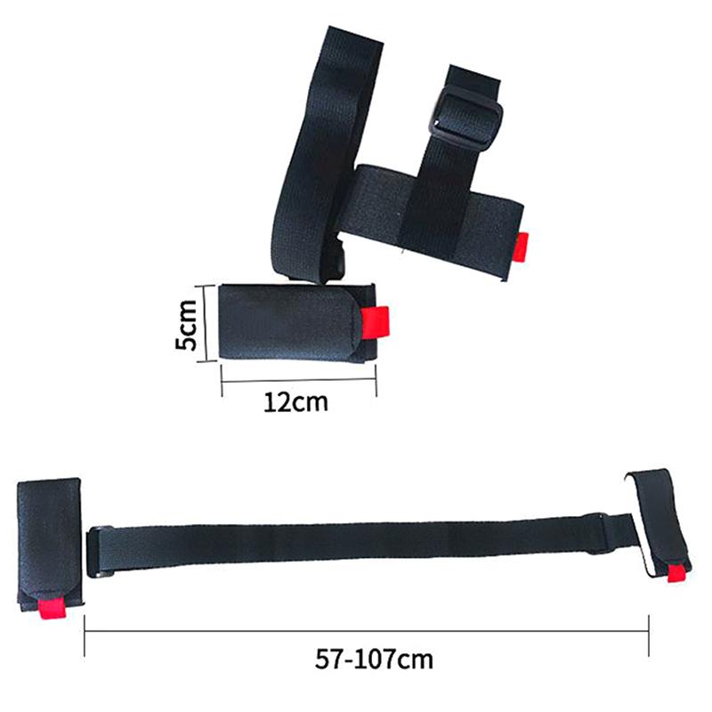Product Introduction of Nylon Skiing Bags Adjustable Skiing Pole Shoulder Hand Carrier Lash Handle Straps Porter Hook Loop Protecting For Ski Snowboard 18