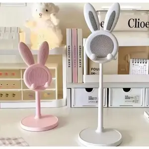 Stand Holder HP HL-218 Karakter Bunny Lucu Dudukan Meja Adjustable Untuk Smartphone Tablet
