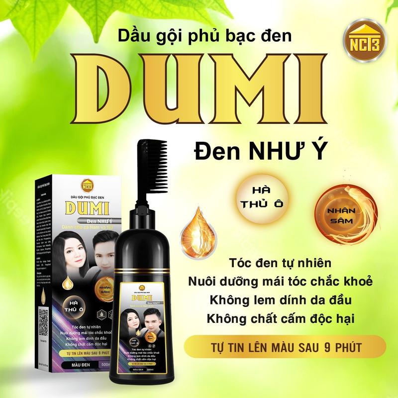 DẦU GỘI PHỦ BẠC ĐEN DUMI NHƯ Ý Đổi Màu Tóc Nhuộm Tóc