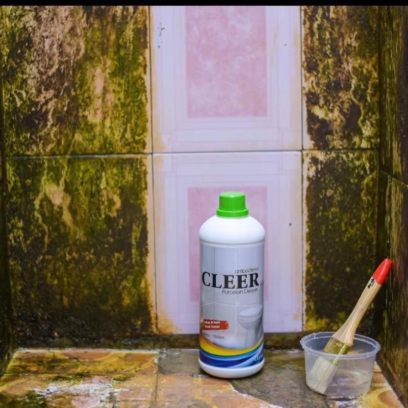 CLEER CAIRAN PEMBERSIH KAMAR MANDI (free kuas dan sarung tangan ) ukuran 1000ml 4