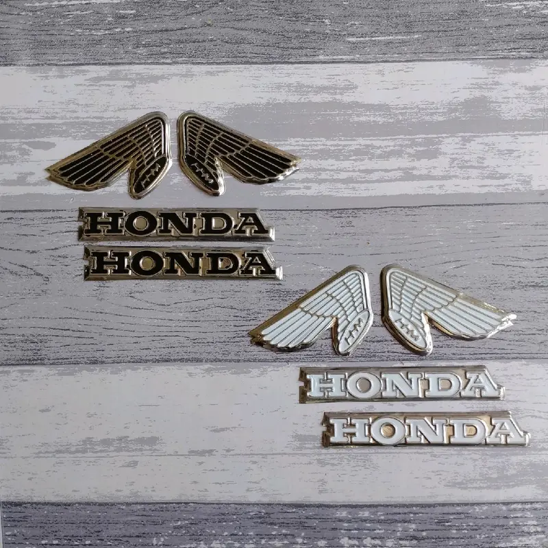 emblem logo tangki tengki glatik sayap Honda cb100 bahan plat 0