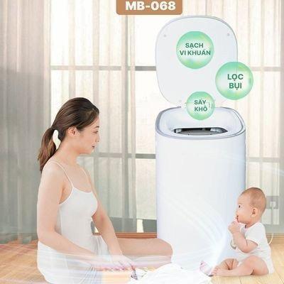 DEAL Moaz MB068 Máy giặt quần áo kèm sấy khô Moaz BÉBÉ cho bé