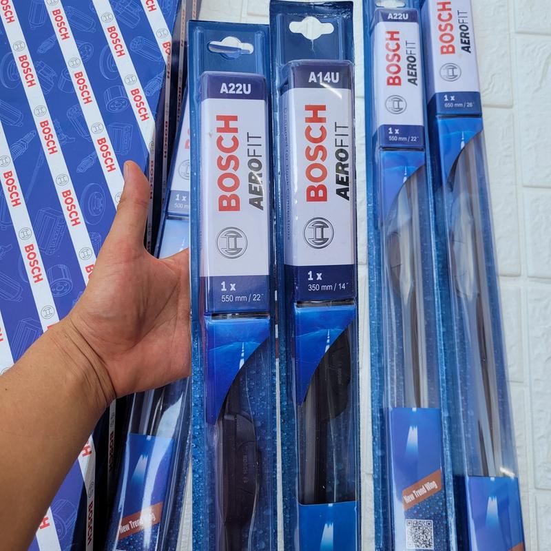 Cần gạt mưa HYUNDAI I10, I20, I30 Loại BOSCH AEROFIT không xương Silicone, loại BOSCH ECOPLUS thân cứng xương sắt Cao Su Phụ Tùng 3