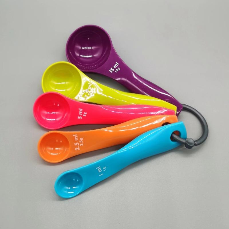 Plastic Transparent Graduated Measures Cup Household Kitchen Baking Measuring Tool Set Handle Design Cups 1