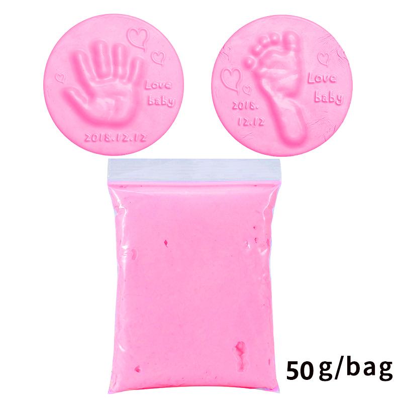 Product Introduction of Bùn Dấu Tay Và Dấu Chân, 50g mỗi túi, Vật Liệu Mềm, Lông Mịn, Thích Hợp Để Tự Làm Cho Em Bé, Chạm Tay Và Dấu Chân, Cho Trẻ Sơ Sinh, 34