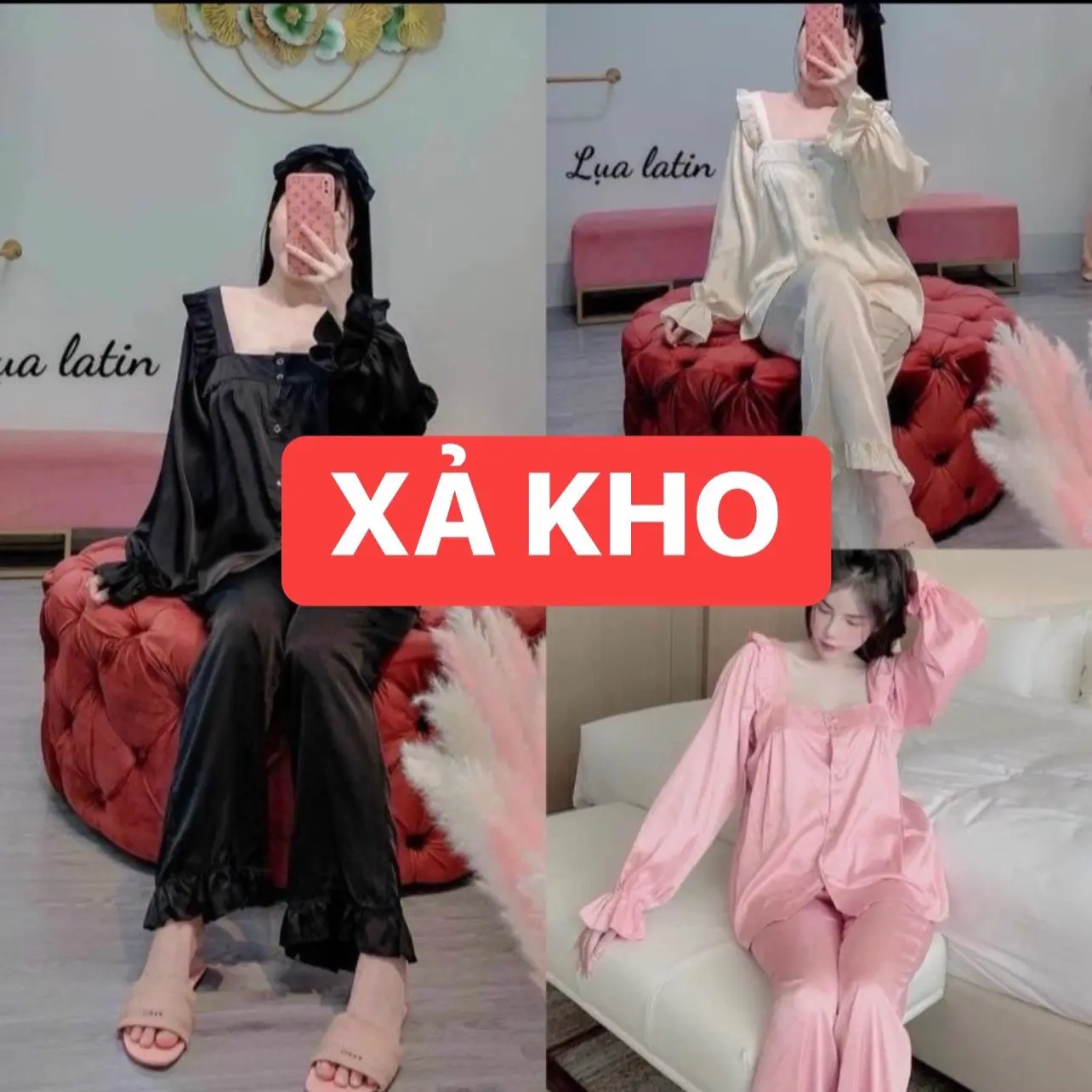 [Xả Kho][KHÔNG ĐỔI TRẢ] BỘ NGỦ TIỂU THƯ CỔ VUÔNG CHẤT KATE THÁI (KHÔNG PHẢI LỤA) TAY BÈO MẶC DỄ THƯƠNG TÔN DÁNG Tay Loe Áo Nữ