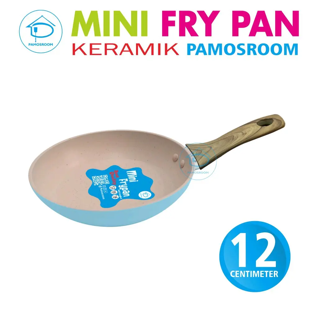 Wajan Mini - Frying pan - pamosroom Anti Lengket - Tefloon Panci Peralatan Masak