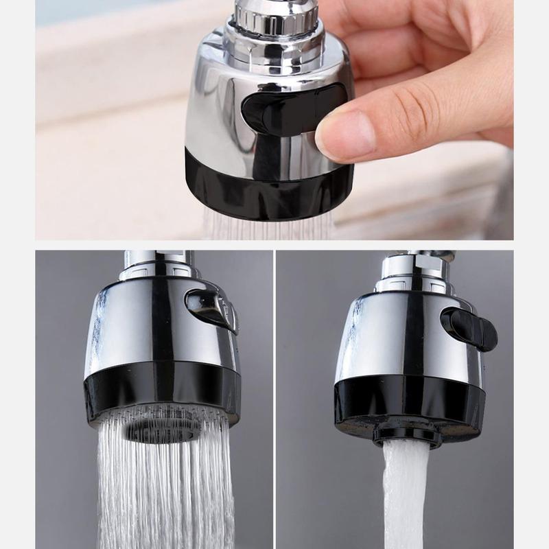Kitchen Faucet Extender (1 Piece), Flexible Faucet with 2 Spray Modes for Bathroom Kitchen, Home Kitchen Sink Accessories 3