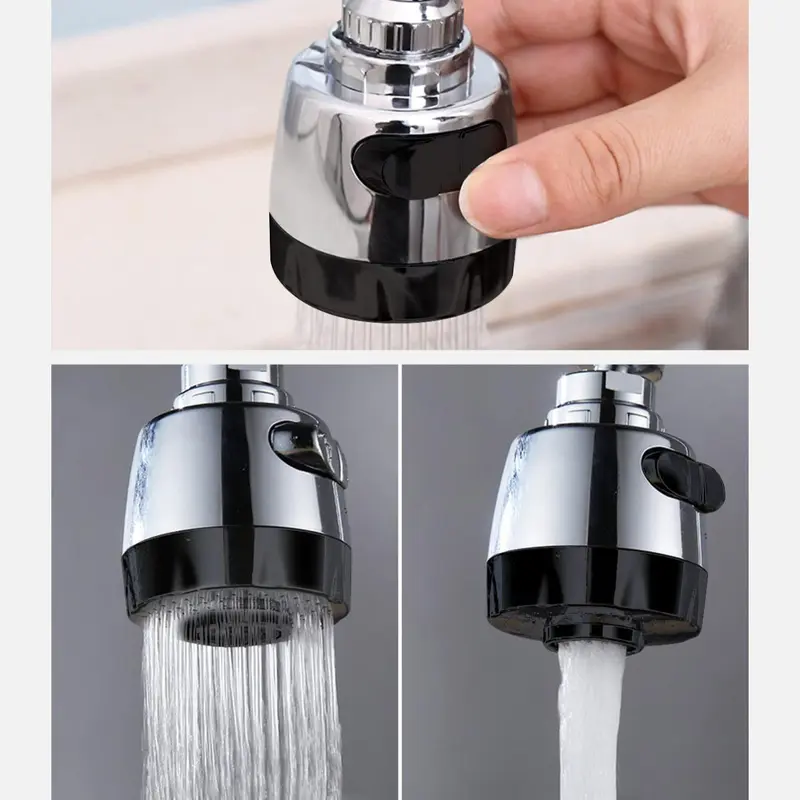 Kitchen Faucet Extender (1 Piece), Flexible Faucet with 2 Spray Modes for Bathroom Kitchen, Home Kitchen Sink Accessories 3