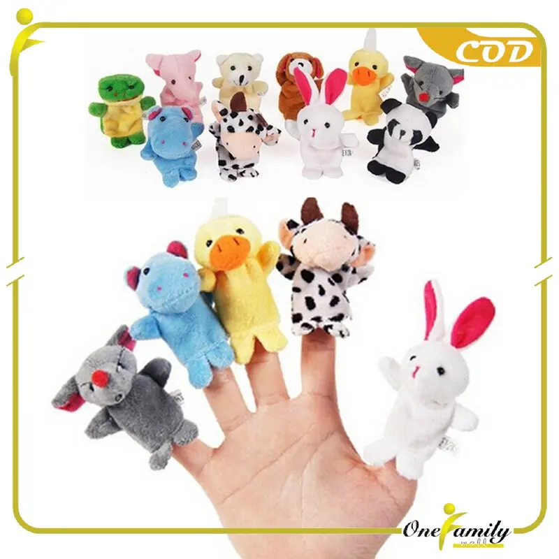 [COD] OFM M8 Boneka Jari Mainan Anak Bayi Mainan Edukasi Boneeka Tangan Karakter Beraneka warna 7