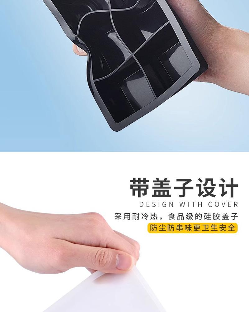Product Introduction of Hot Selling 6-Link Large Silicone Ice Cube Tray Mold Easy Release Quick Freeze Ice Ball Mold Ice Making Mold 3