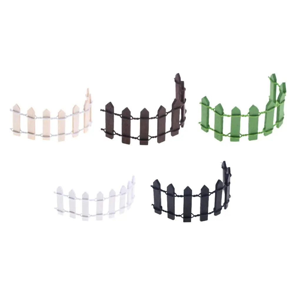 Miniature Garden Fence Wooden Picket for DIY Model Life Scene Role Play
